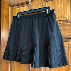 Spanx activewear black pleated skirt skirt XL